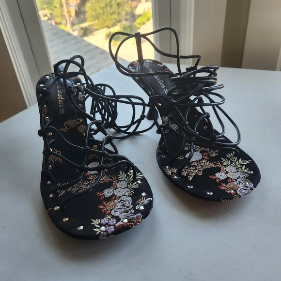 Acne Studios Brisa Sandal in Multi Black size 39 40 BNWOB - Picture 4 of 9